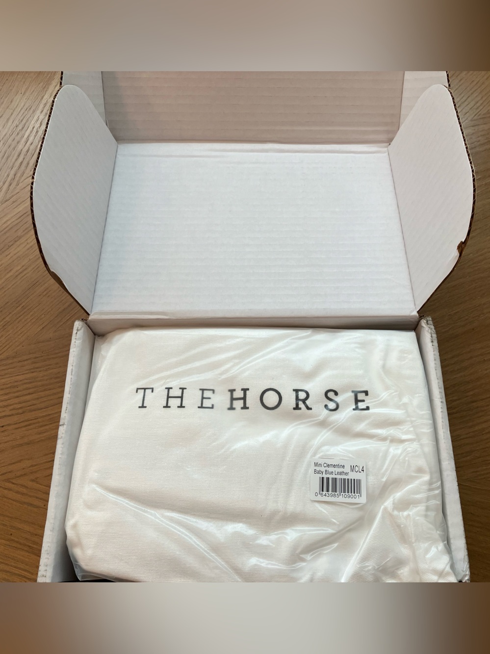 THE HORSE Limited Edition Baby Blue Mini Clementine Bag - Picture 5 of 10
